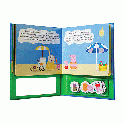 Peppa's Busy Day Magnet Book (Peppa Pig)