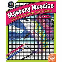 Mystery Mosaics: Book 10 - Colour By Number