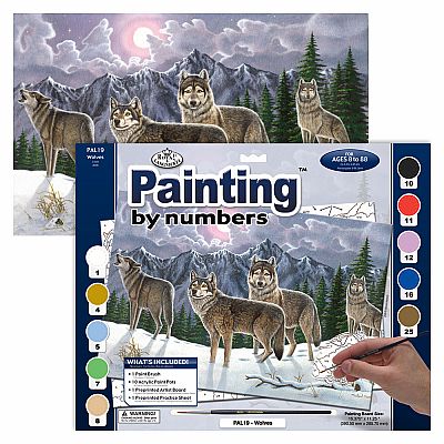 Paint By Number Adult - Wolves