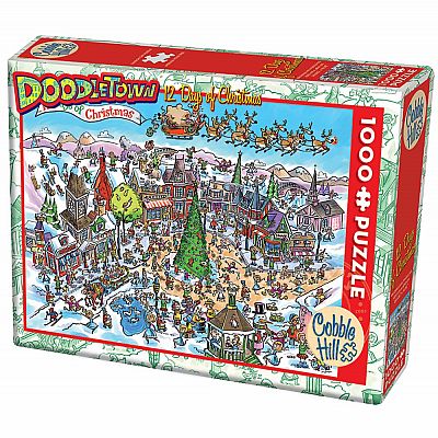 Doodletown: 12 Days Of Christmas (1000 pc) Cobble Hill 