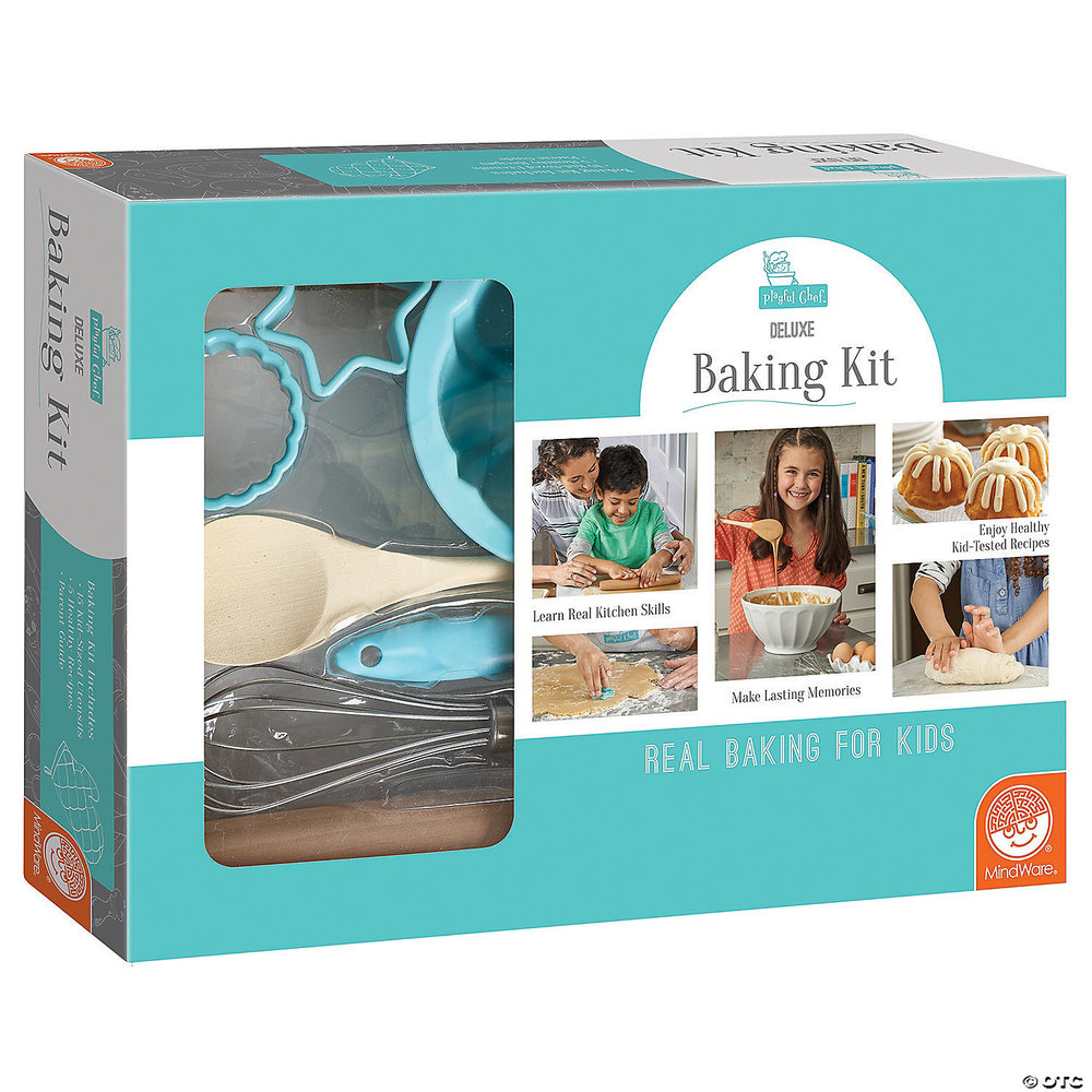 young chef baking set