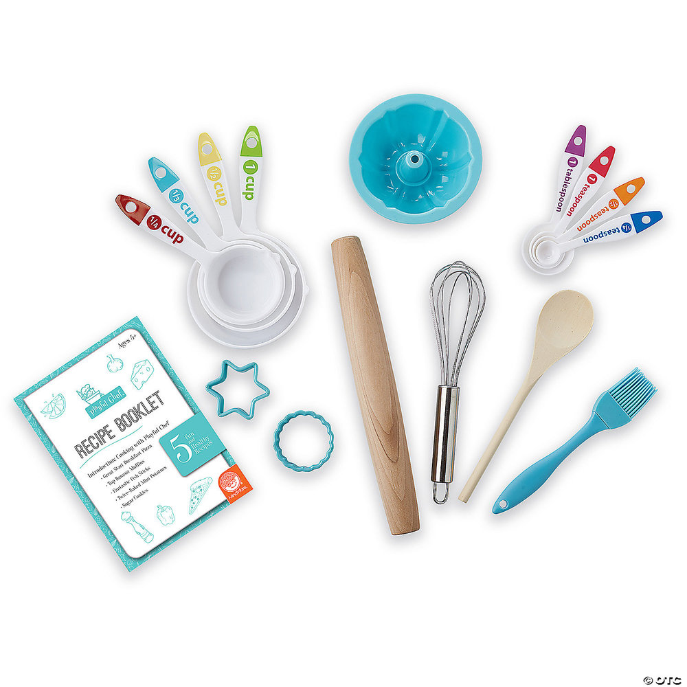 young chef baking set