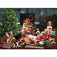 Christmas Puppies (500 pc) Cobble Hill