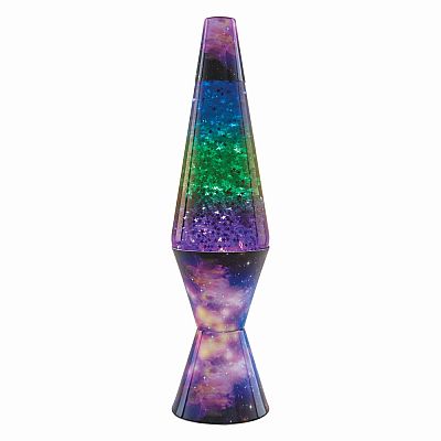 Lava Lamp - 14.5'' Colormax Galaxy Silverstar/ Tricolor