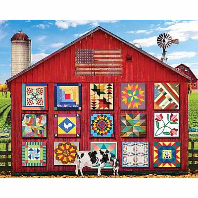 Barn Quilts (1000 pc) White Mountain