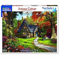 Autumn Cottage (1000 pc) White Mountain
