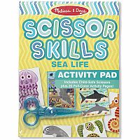 Scissor Skills Sea Life Activity Pad