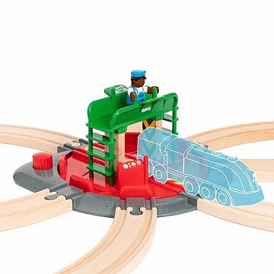 BRIO 33476 Turntable and Figure