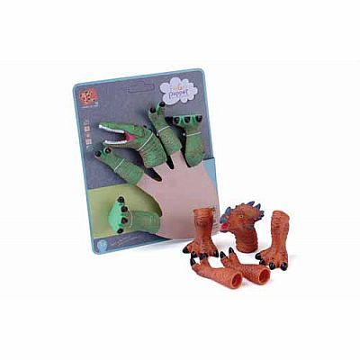Dino Finger Puppet Set Carded Assorted