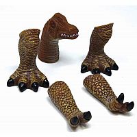 Dino Finger Puppet Set Carded Assorted