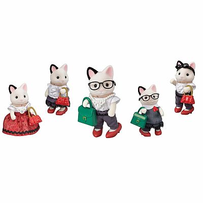 Calico Critters Town - Fashion Playset - Tuxedo Cat