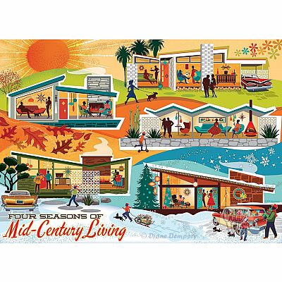 Four Seasons of Mid-Century Living (500 pc) Cobble Hill