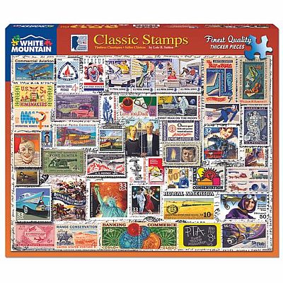 Classic Stamps - 500 Piece - White Mountain Puzzles