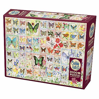 Butterflies and Blossoms (2000 pc) Cobble Hill