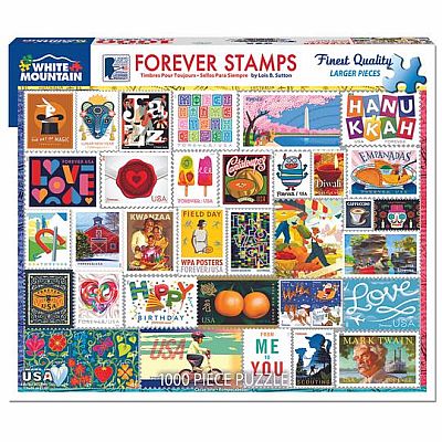 Forever Stamps (1000 pc) White Mountain