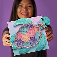 Sea Turtle String Art (Craft-Tastic)