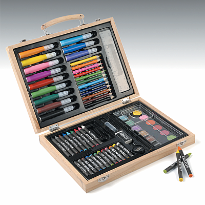 Jumbo Art Kit with Carry Case (68 pieces)