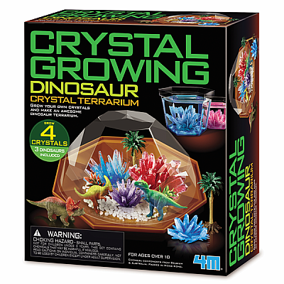 Crystal Growing: Dinosaur Crystal Terrarium (4M)