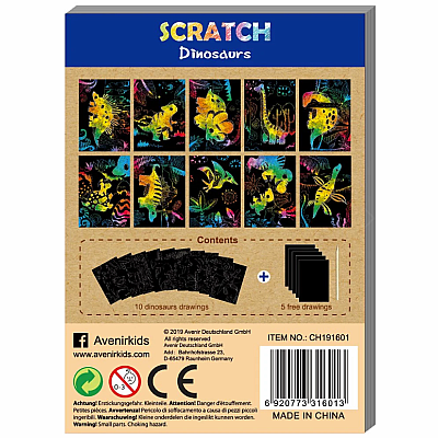 Scratch Book - Dinosaurs