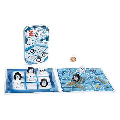 2-in-1 Snakes & Ladders/TicTacToe Tin