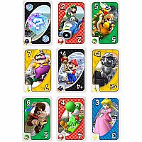 UNO Mario Kart Card Game