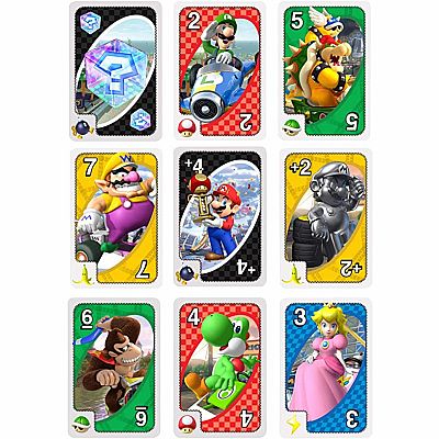 UNO Mario Kart Card Game