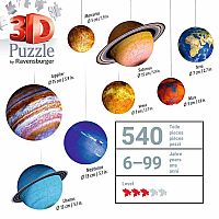 3D Solar System (522 pc  Ravensburger