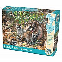 Raccoon Family (350 pc Family) Cobble Hill