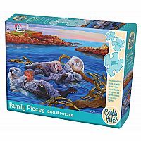 Sea Otter Family (350 pc Family) Cobble Hill