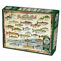 Freshwater Fish Of North America (1000 pc) Cobble Hill