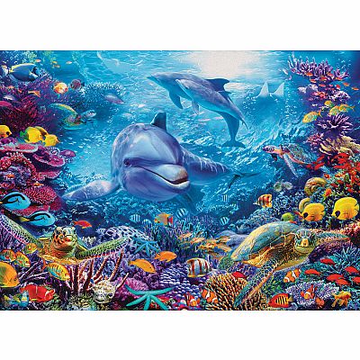 Dolphins at Play (1000 pc) Cobble Hill