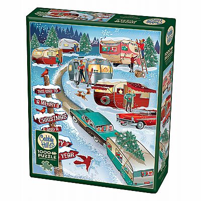 Christmas Campers (1000 pc) Cobble Hill
