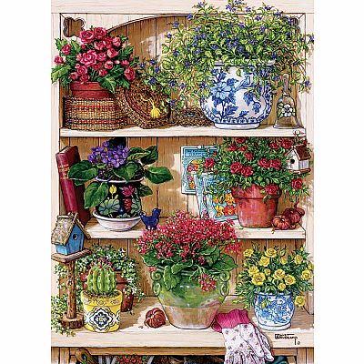 Flower Cupboard (500 pc) Cobble Hill