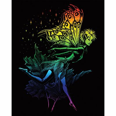 Engraving Art Rainbow - Dancing Fairy