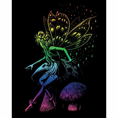 Engraving Art Rainbow - Fairy Princess