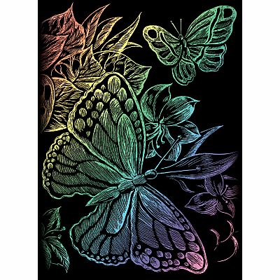 Engraving Art Rainbow - Mini Butterflies