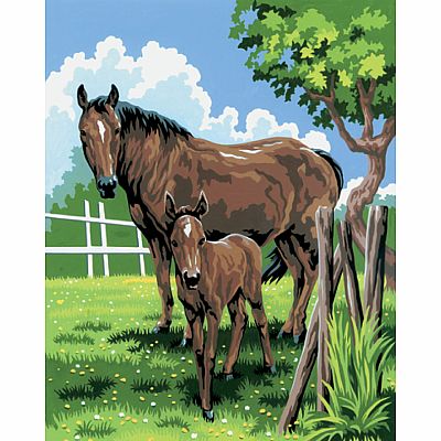 Paint By Number JR - Mare and Foal
